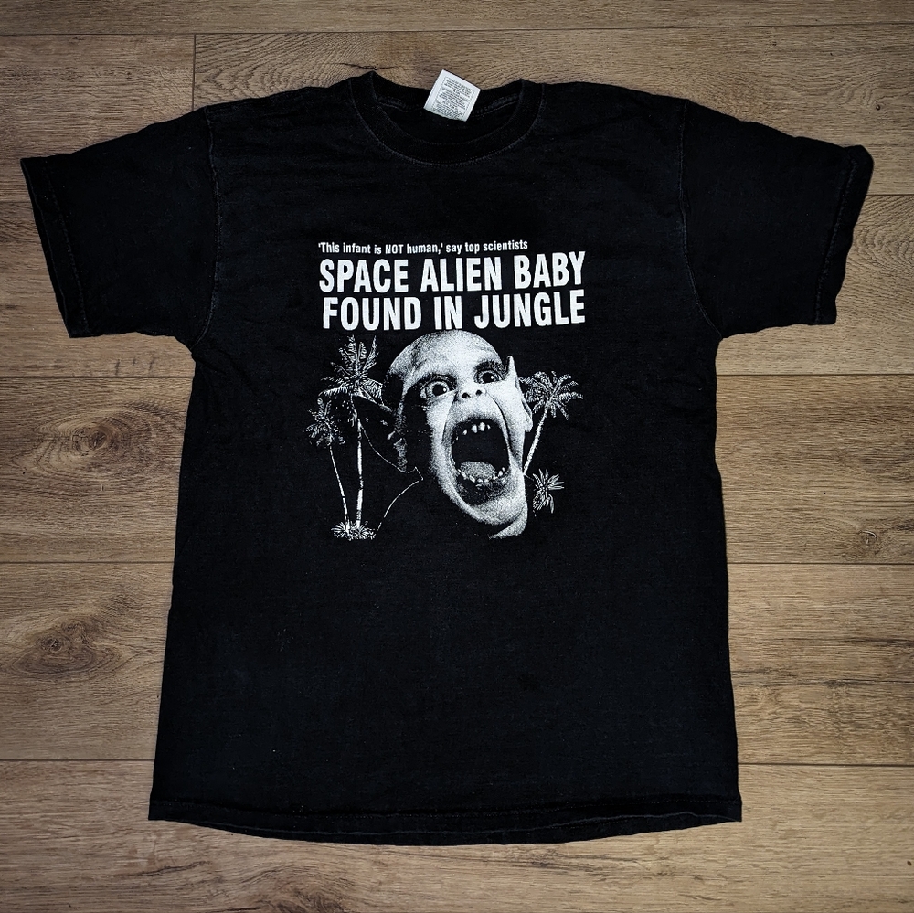 Rotten Cotton Graphic T Shirt Space Alien Baby Grunge